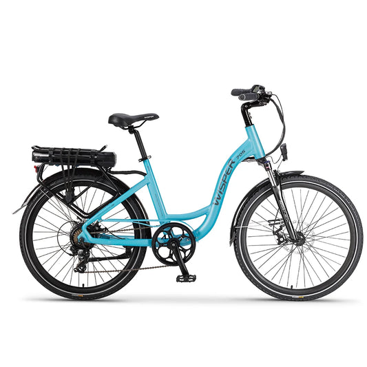 Wisper 705 26” Step-Through Electric Bike Blue
