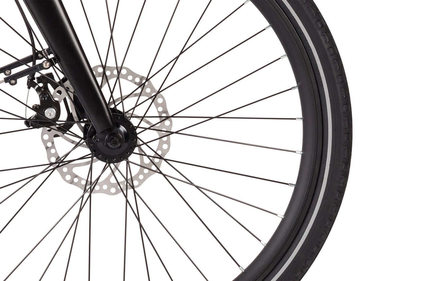 Wisper 705 26” Step-Through Electric Bike Black