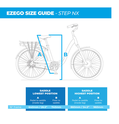 EZEGO Step NX 26 Electric Bike