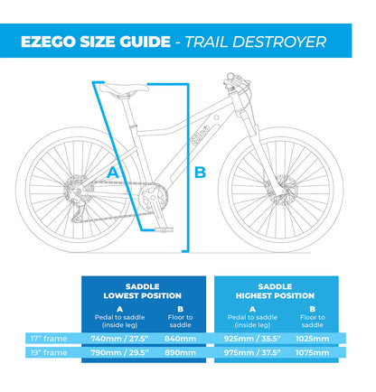EZEGO Trail Destroyer Electric Bike